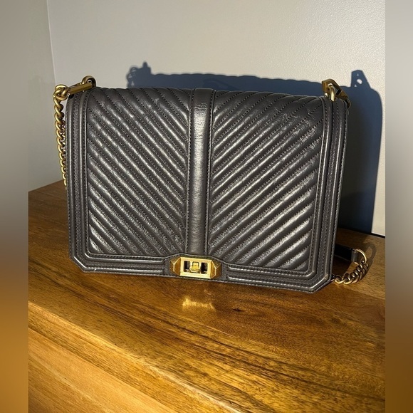Rebecca Minkoff Chevron Quilted Love Crossbody - Picture 7 of 14